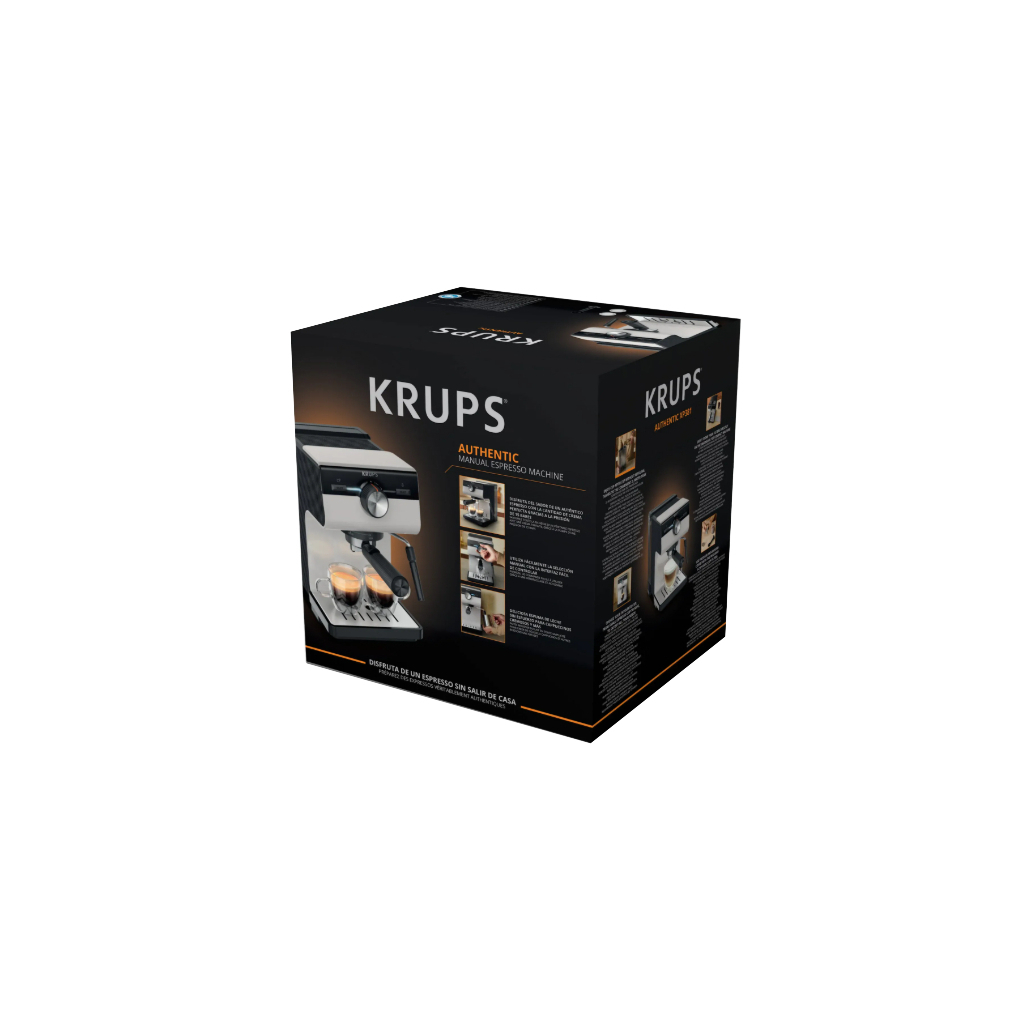 Ріжкова кавоварка еспресо Krups XP381B10 - изображение 3