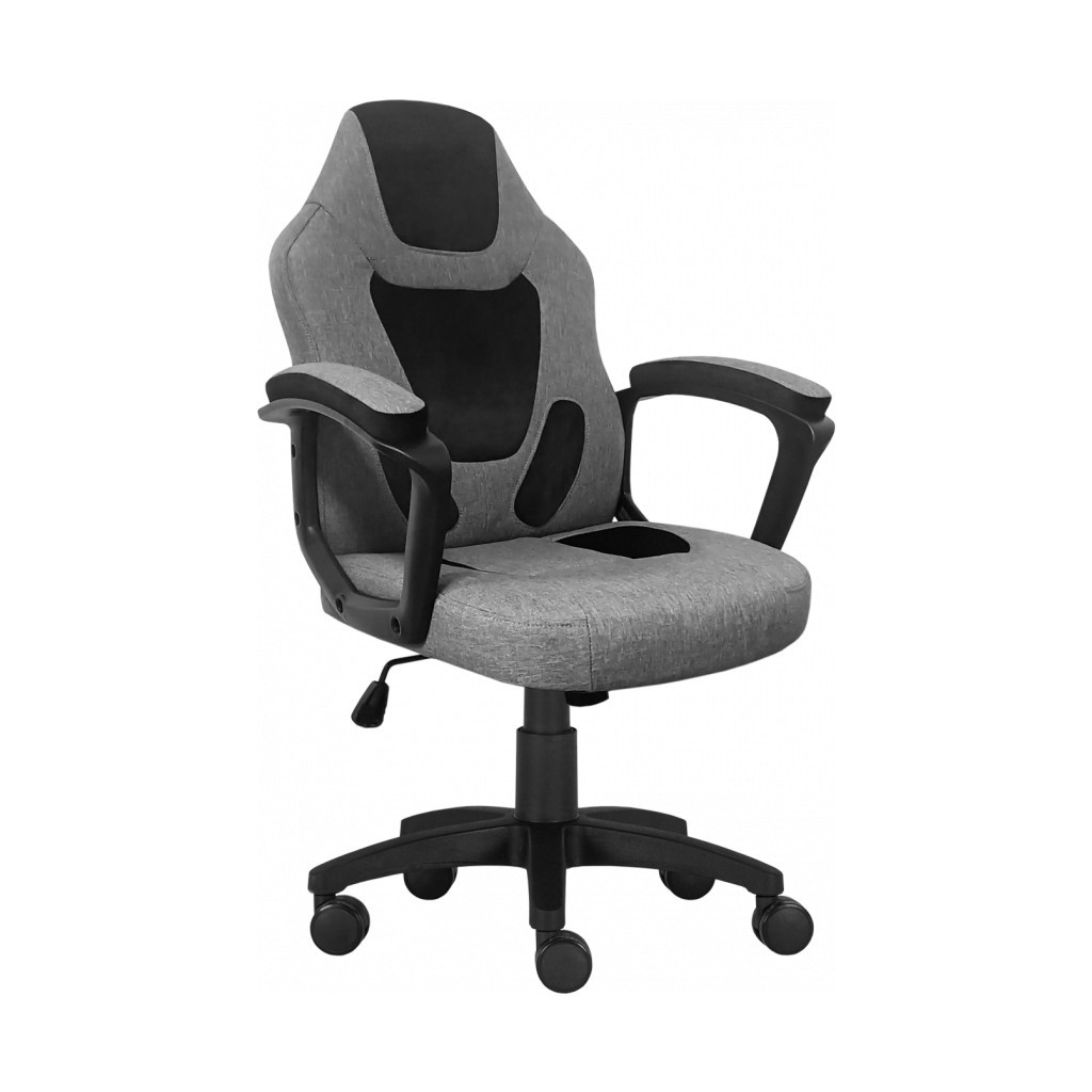 Крісло ігрове GT Racer X-1414 Gray/Black Suede (X-1414 Fabric Gray/Black Suede) - зображення 2