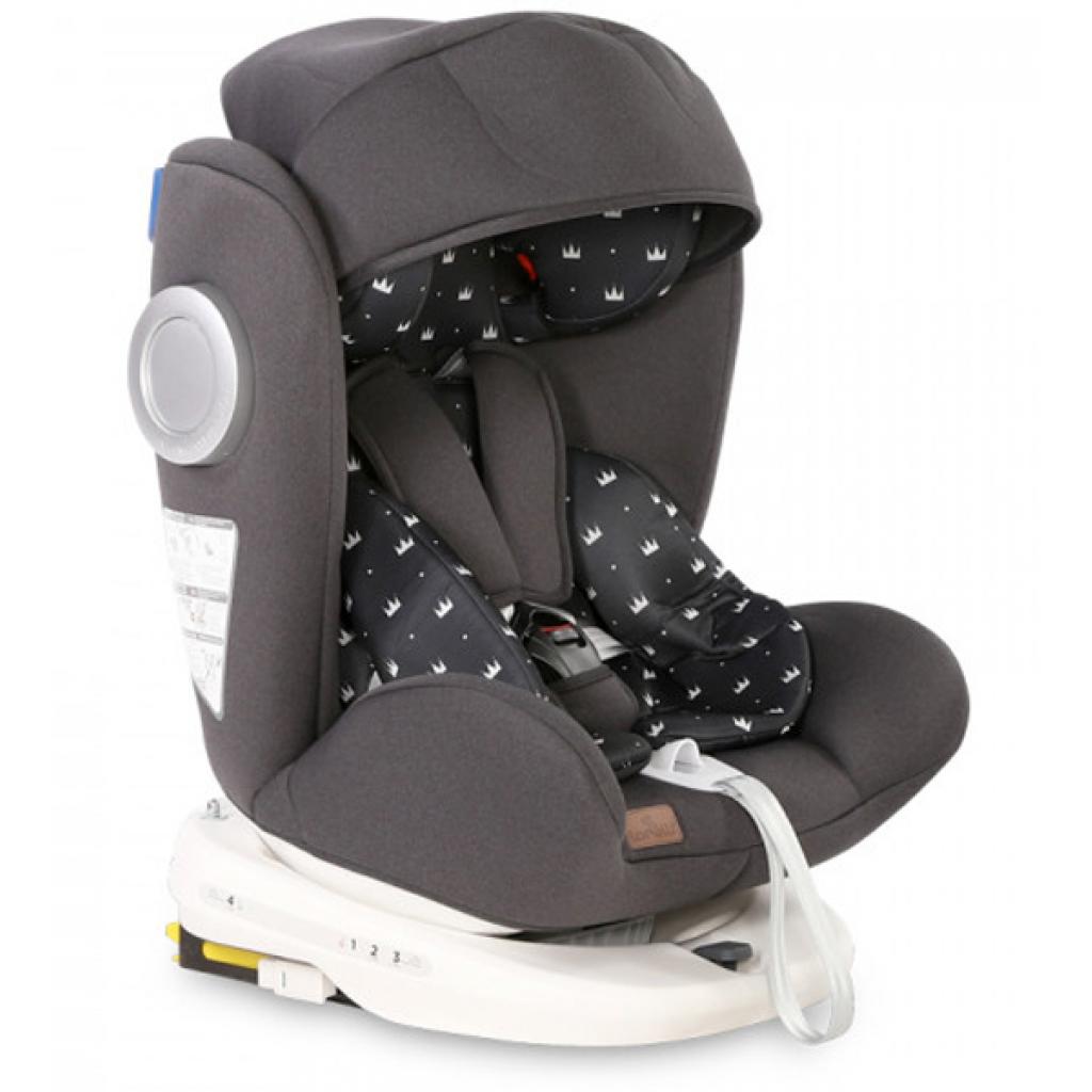 Автокрісло Bertoni/Lorelli Lusso Sps Isofix 0-36 кг Black Crowns - зображення 1