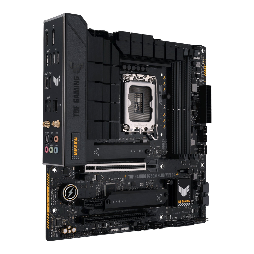 Материнська плата ASUS TUF GAMING B760M-PLUS WIFI D4 - зображення 2