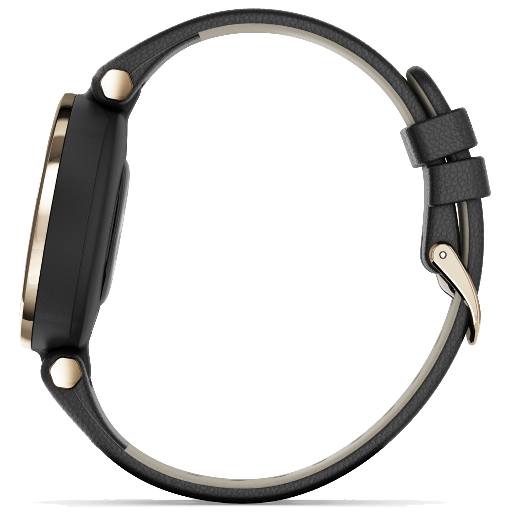 Смарт-годинник Garmin Lily, CreamGold, Black, Leather (010-02384-B1) - зображення 5