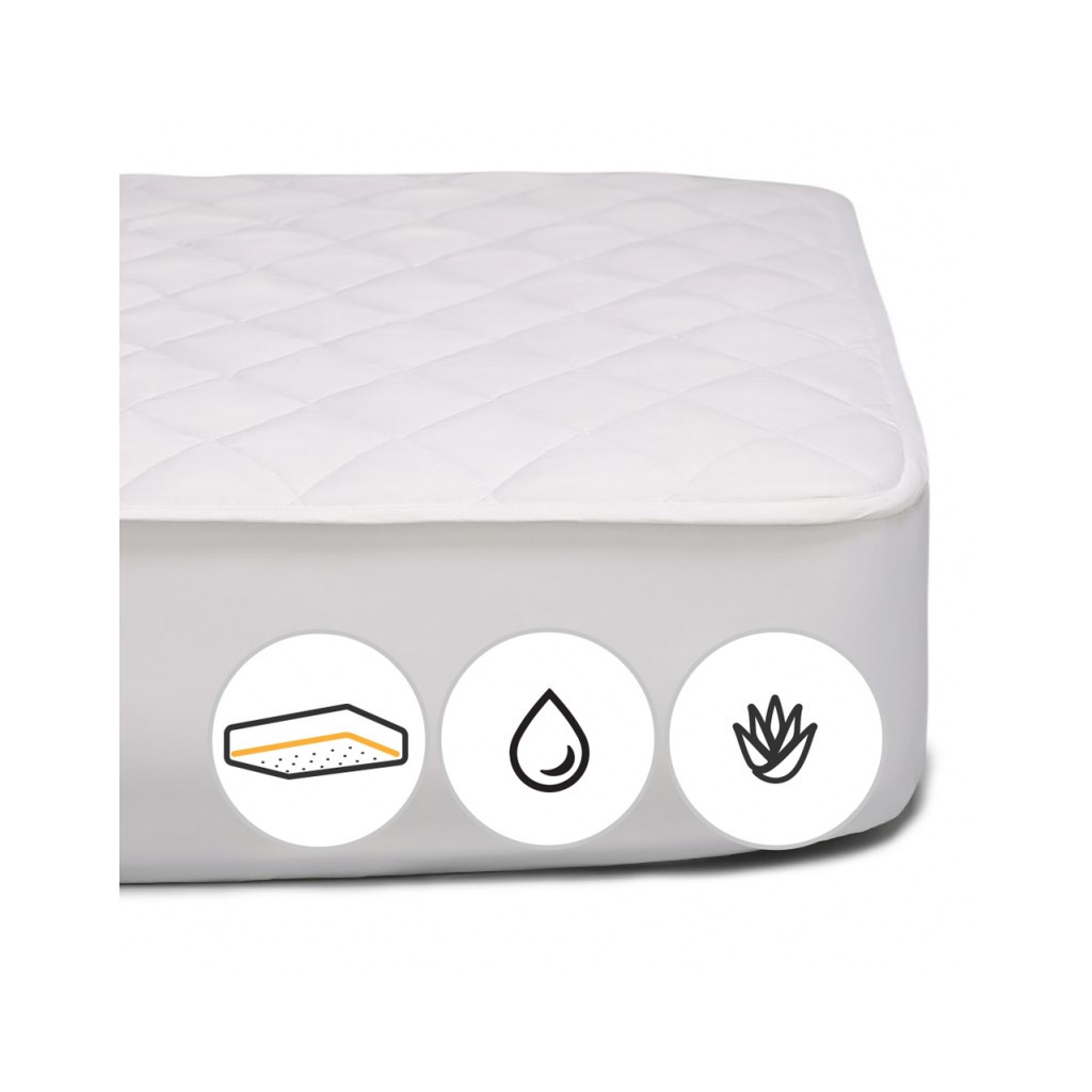 Наматрацник MirSon антиалергенний Стандарт Eco Aloe Vera 225 120x190 см (2200000374905) - изображение 2