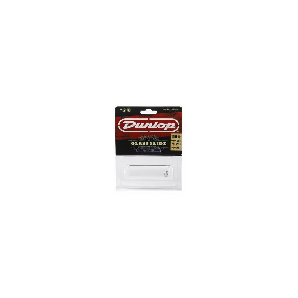Слайдер для гітари Jim Dunlop Medium Wall Medium Glass Slide (210) - зображення 3