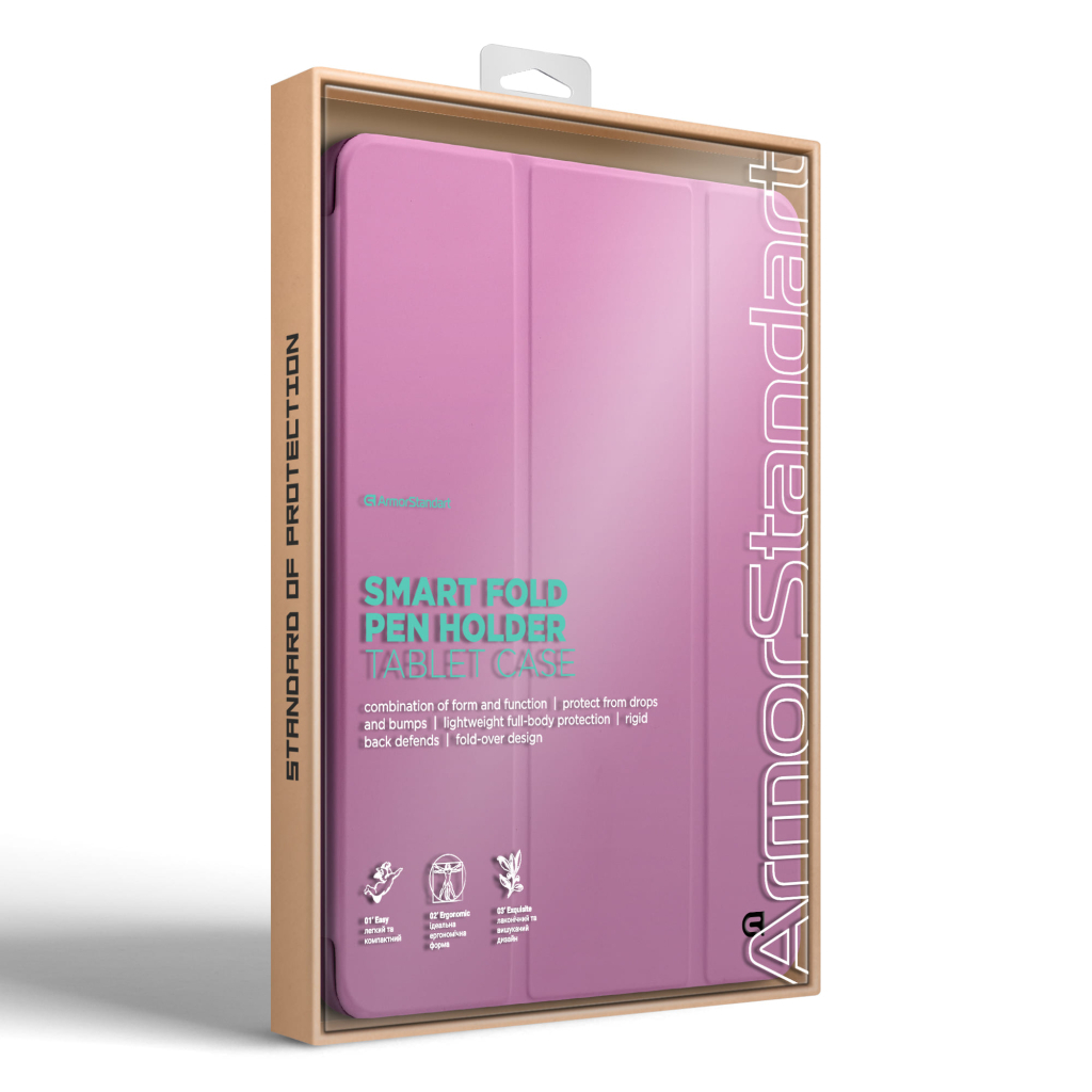 Чохол до планшета Armorstandart Smart Fold Pen iPad mini 2024 / mini 6 Pink (ARM82831) - зображення 8