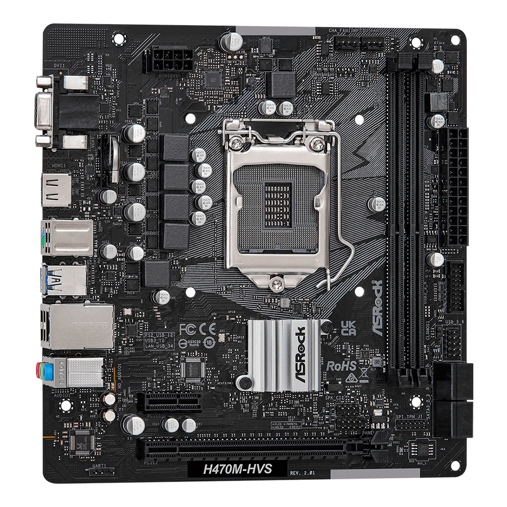 Материнська плата ASRock H470M-HVS R2.0 - зображення 4