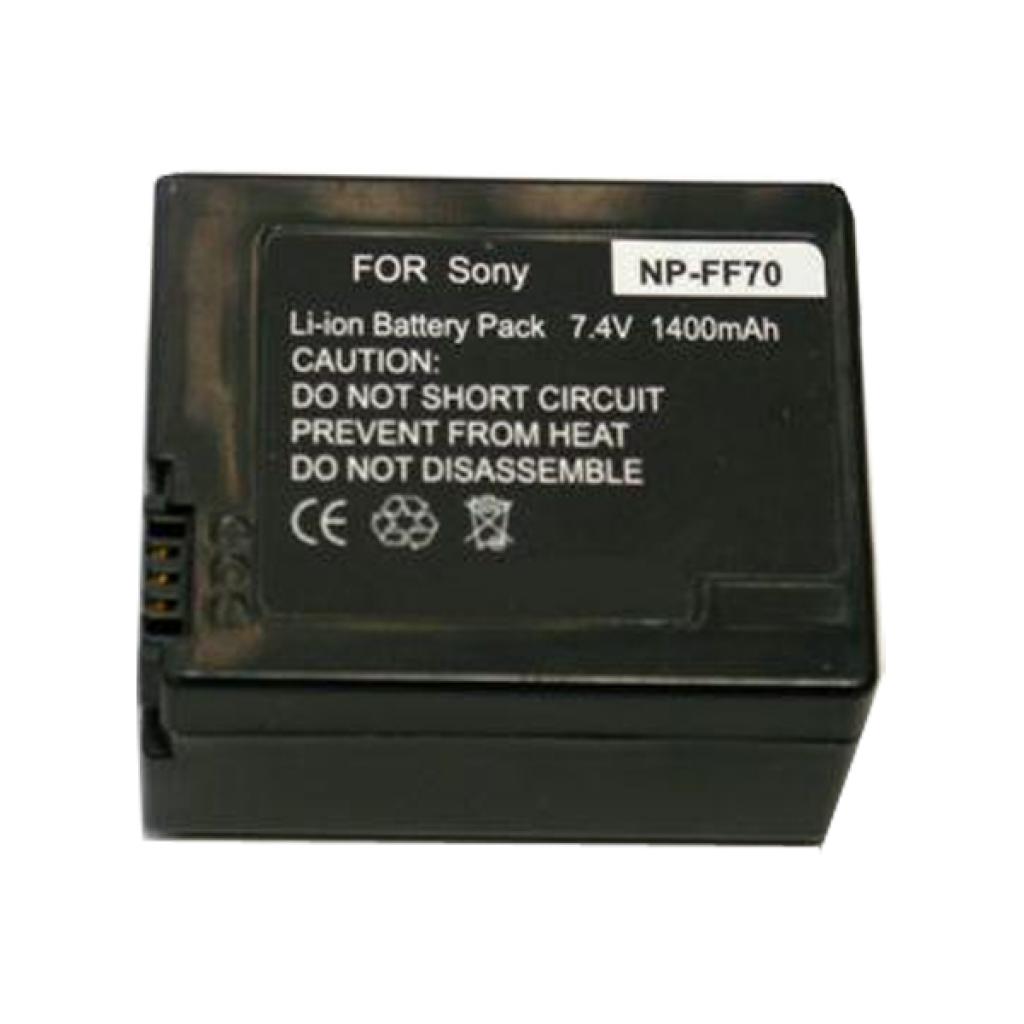 Акумулятор до фото/відео PowerPlant Sony NP-FF70 (DV00DV1035) - зображення 1