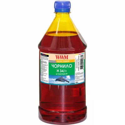 Чорнило WWM HP № 22/134/136 1000г Yellow (H34/Y-4) - зображення 1