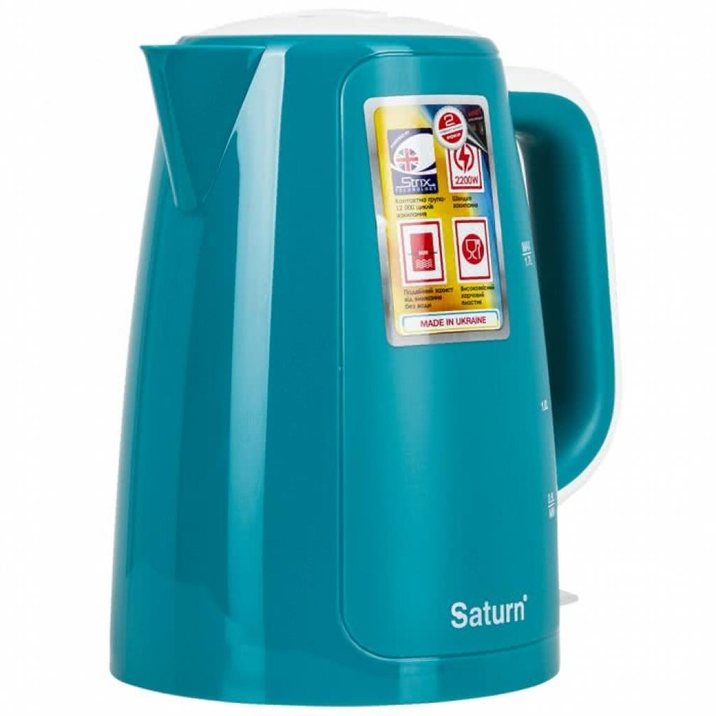 Електрочайник Saturn ST-EK8435 Turquoise - зображення 2