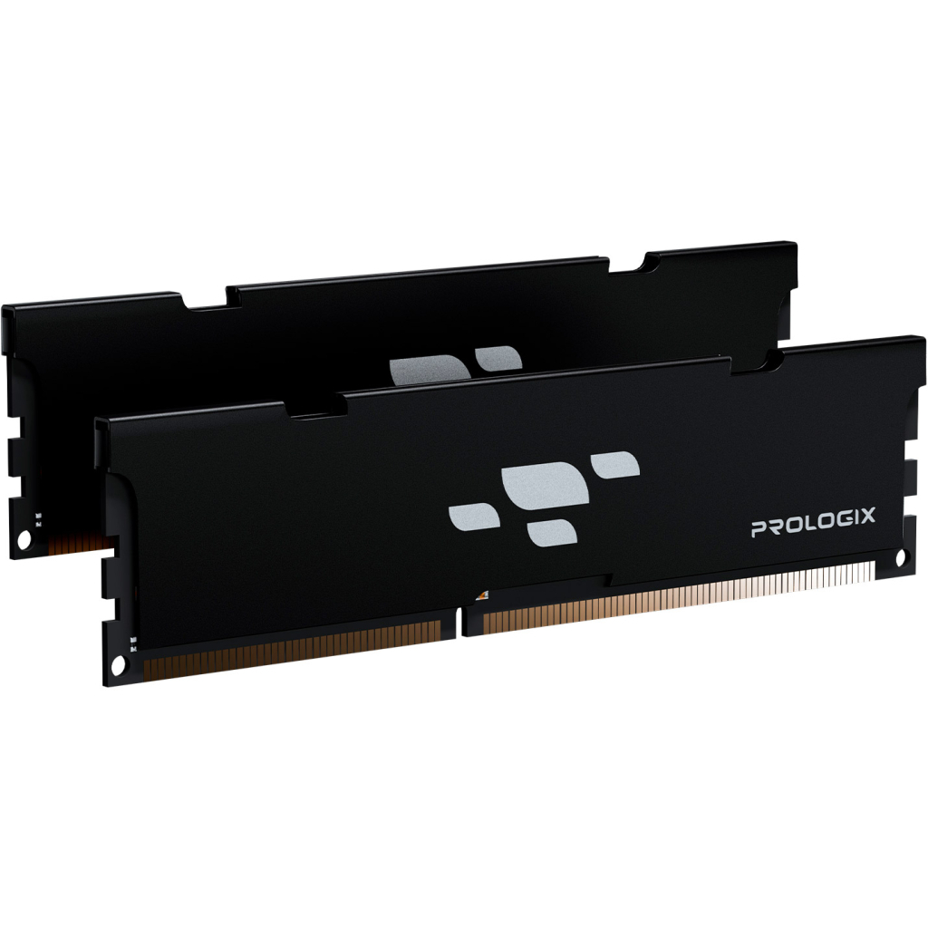 Модуль пам'яті для комп'ютера DDR5 32GB (2x16GB) 6000 MHz Black Prologix (PRO32GB6000B5K) - зображення 2