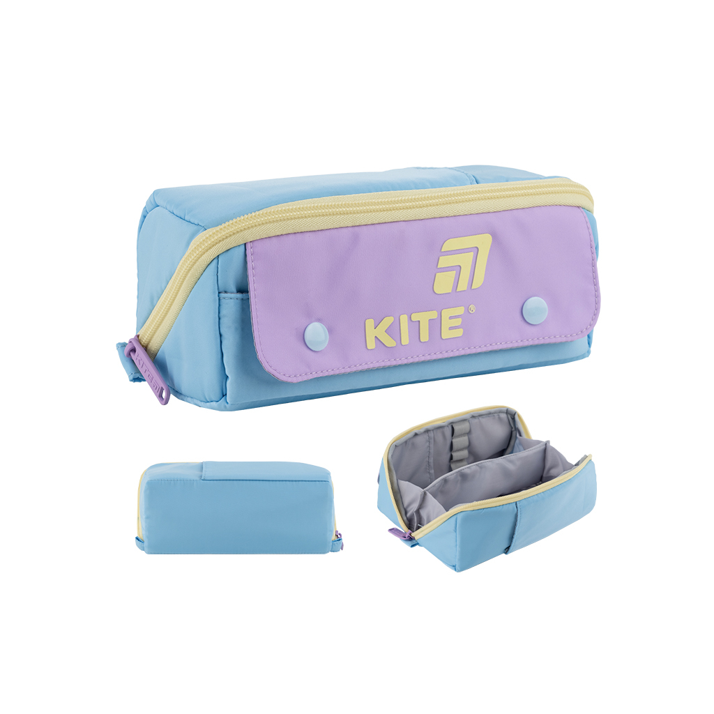 Пенал Kite 2702-4 блакитно-фіолетовий (K25-2702-4) - изображение 1