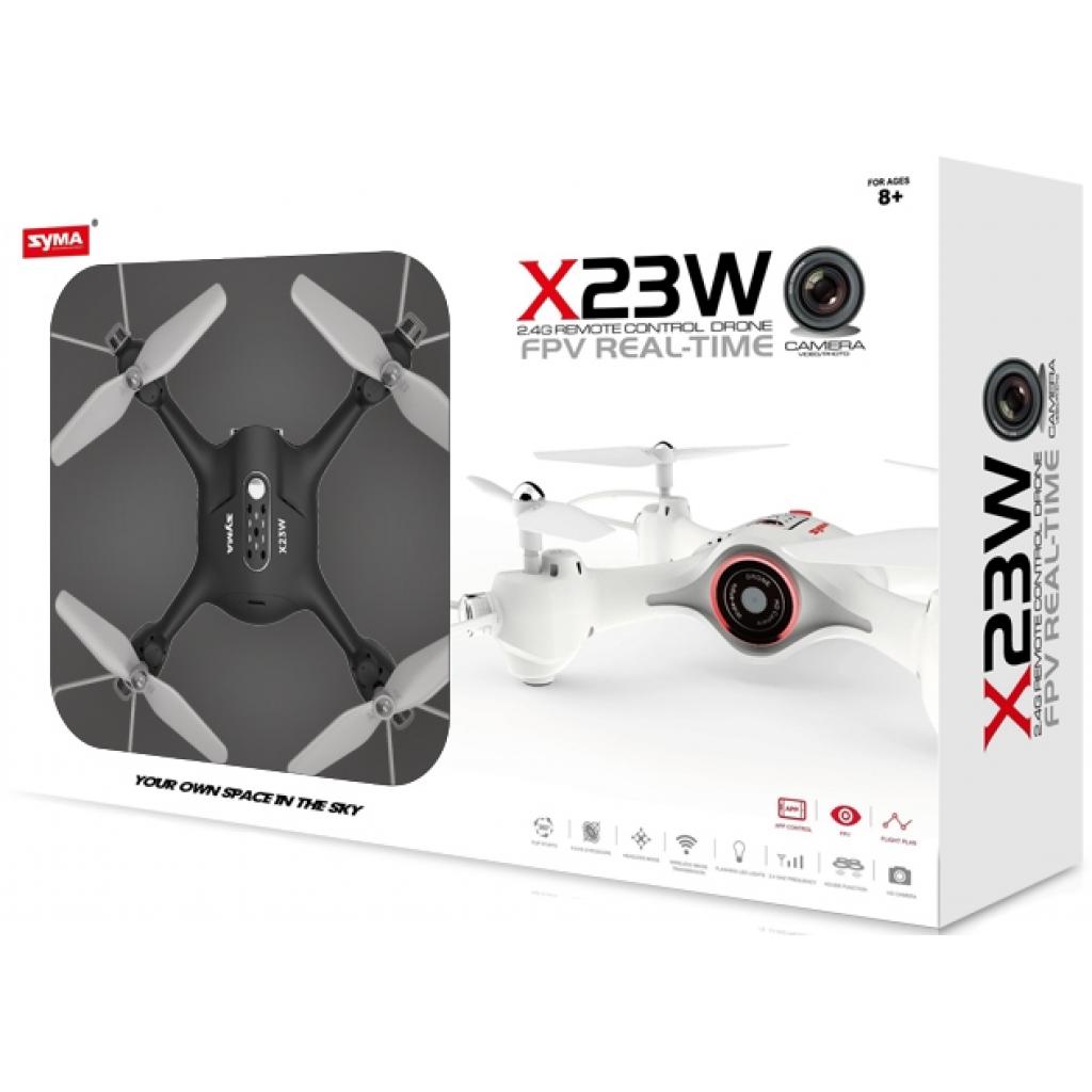 Радіокерована іграшка Syma Квадрокоптер 2,4 Ггц з FPV-камерою 21 cм (X23W White) - зображення 4
