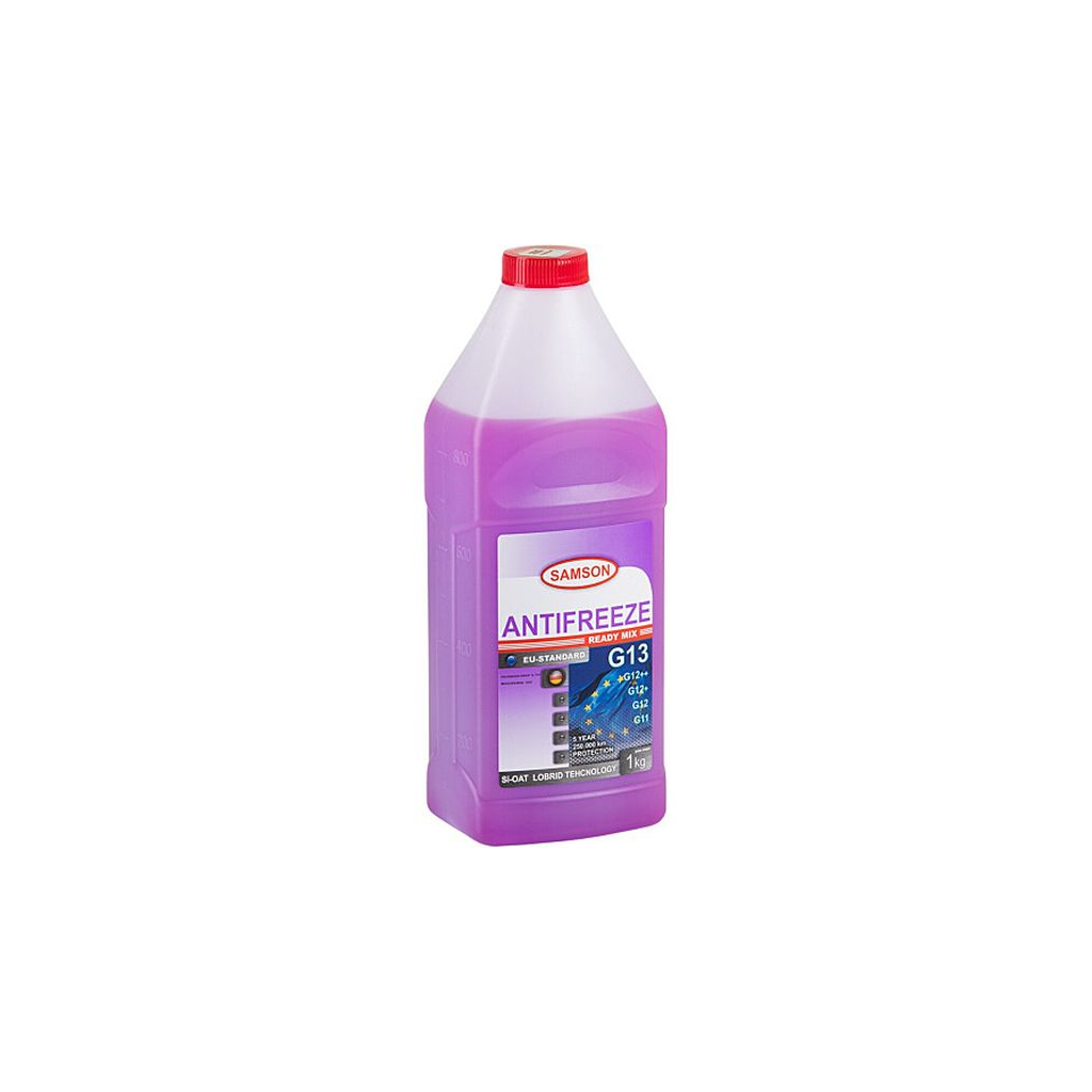 Антифриз SAMSON EU-Standard G13 (-40) 1кг. (фіолетовий) LOBRID VAG origanal (803474) - зображення 2