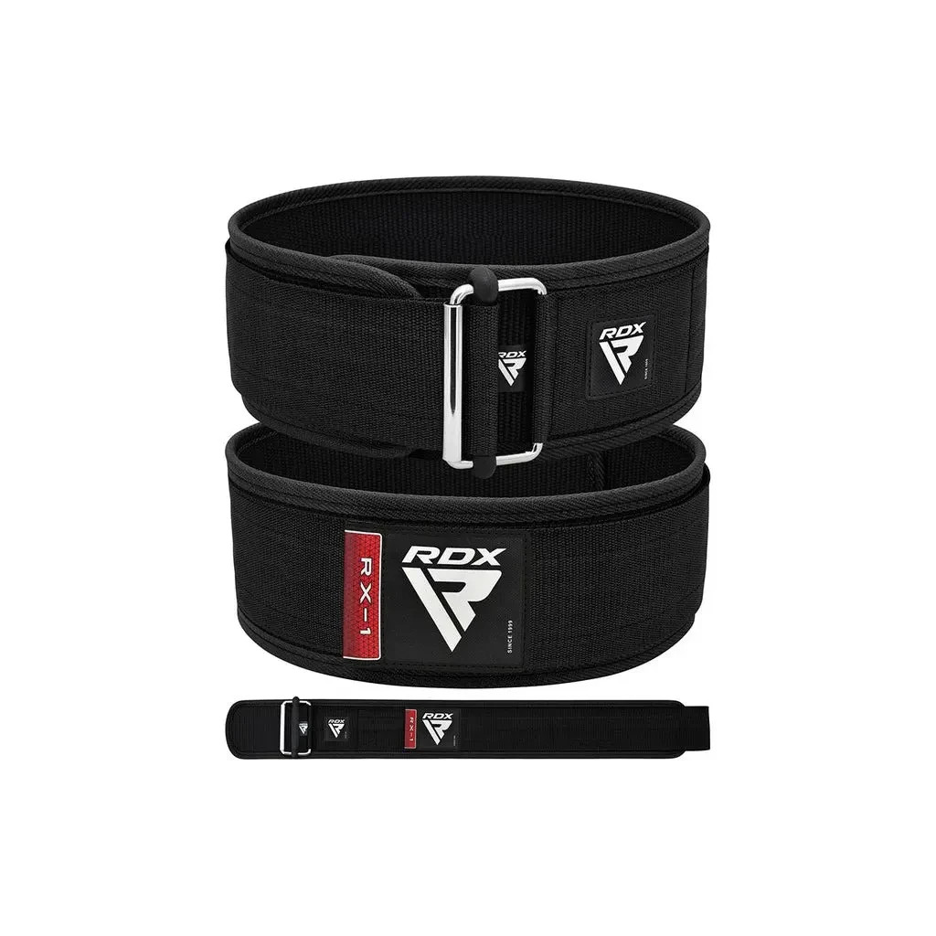 Атлетичний пояс RDX RX1 Weight Lifting Belt Black XL (WBS-RX1B-XL) - зображення 2