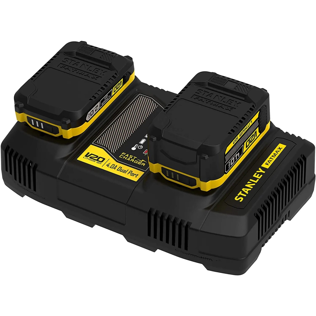 Зарядний пристрій для акумуляторів інструменту Stanley на 2 акумулятори, 20V, вихідний струм 4A (SFMCB24) - изображение 2