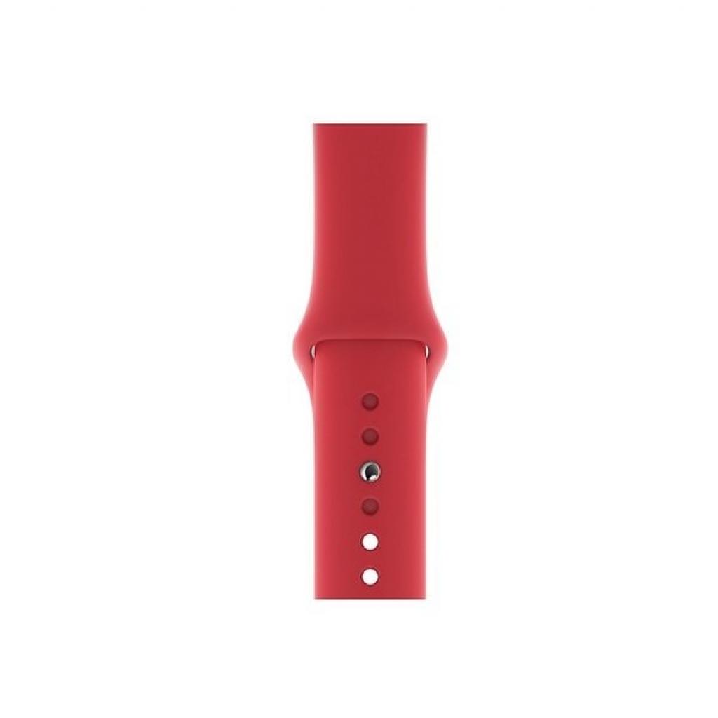 Ремінець до смарт-годинника Apple 40mm Sport Band Red - S/M & M/L (MU9M2ZM/A) - зображення 3