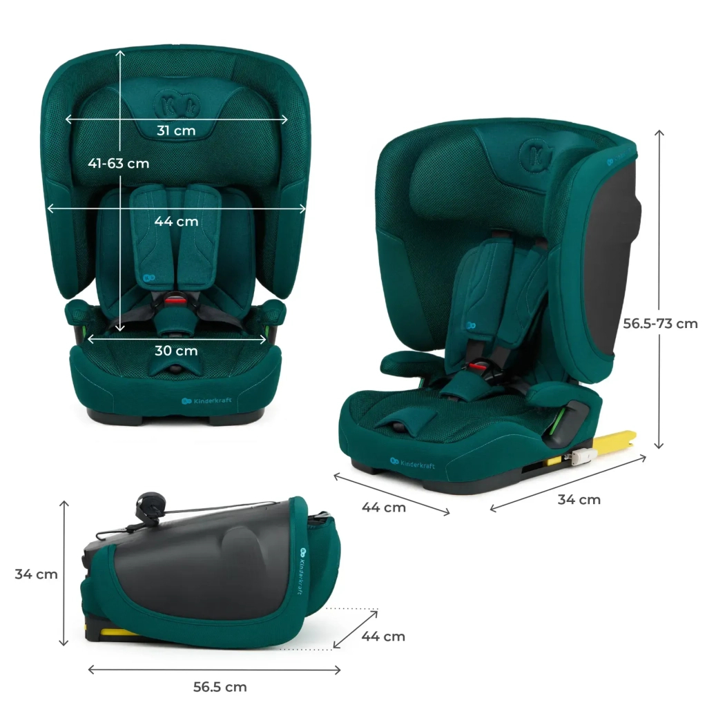 Автокрісло Kinderkraft Fix2Go i-Size Green (KCFI2GO0GRE0000) (5902533925896) - picture 10