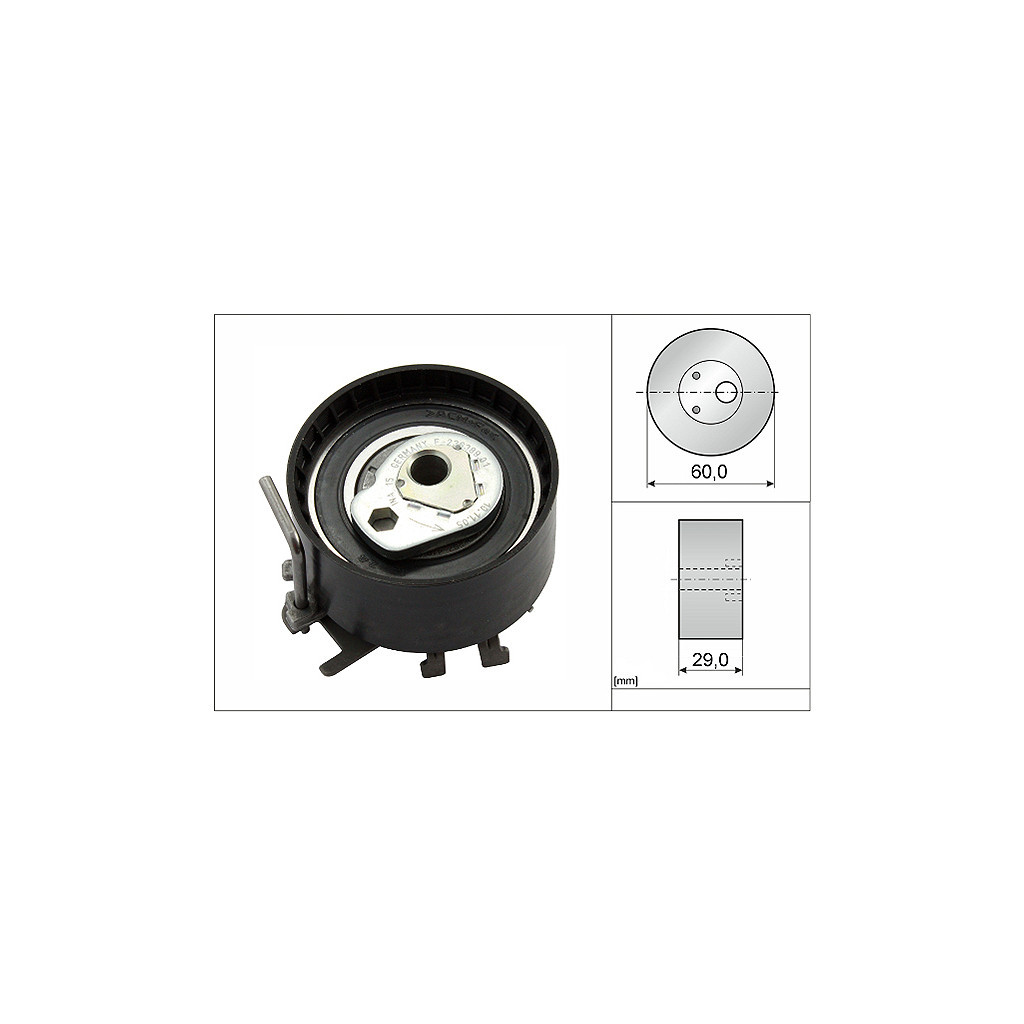 Ролик натягувача ременя INA 531 0404 10 - зображення 1