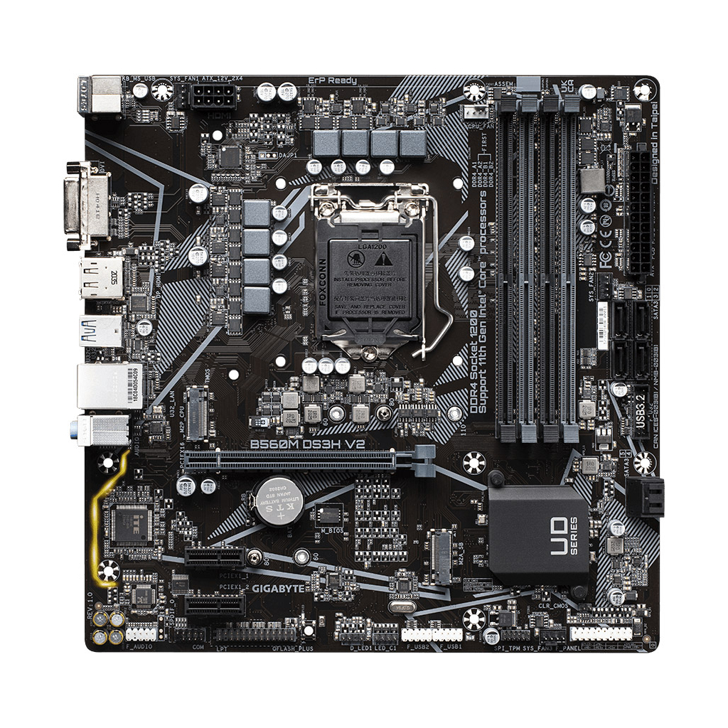 Материнська плата GIGABYTE B560M DS3H V2 - зображення 2