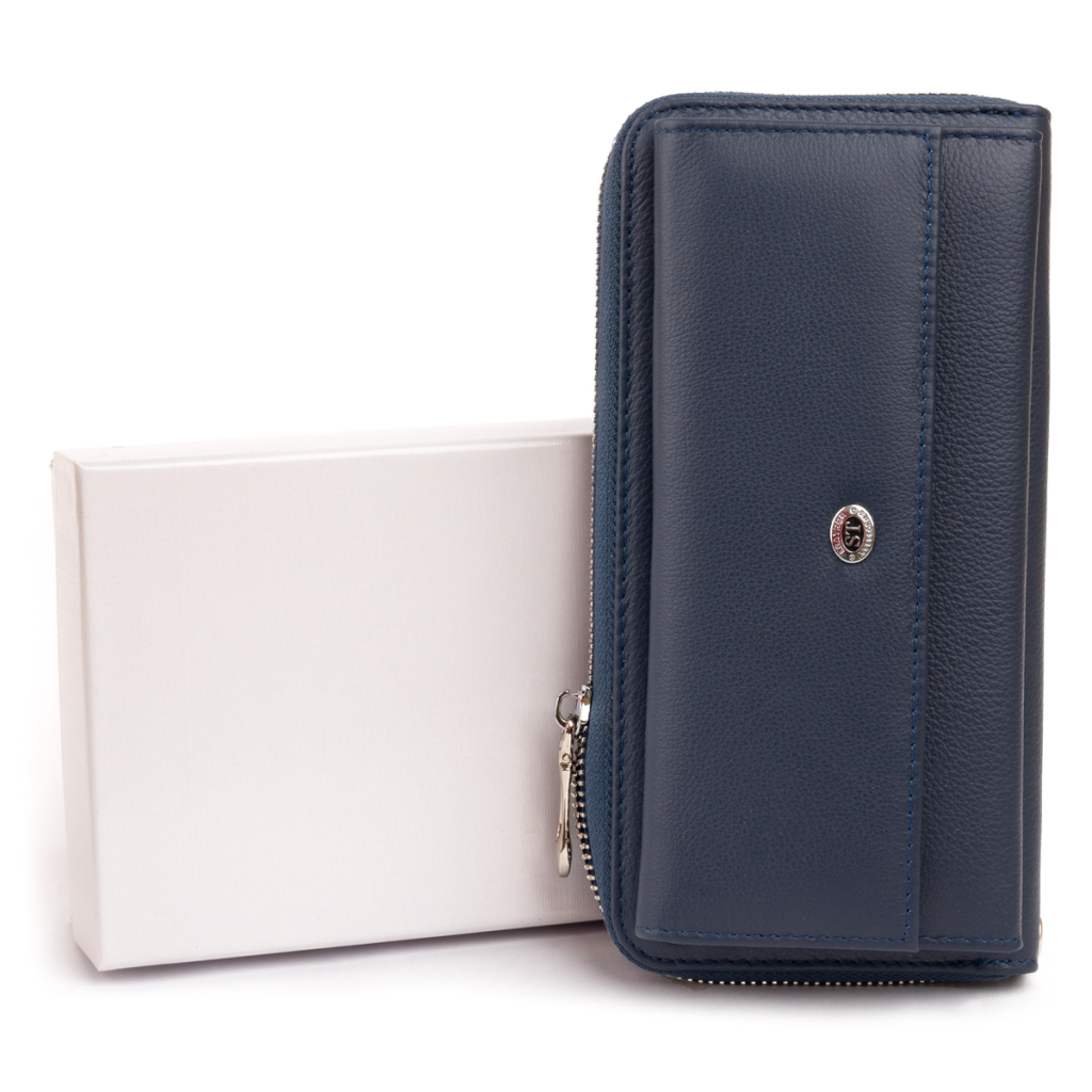 Гаманець ST Leather Темно-синій (19296) - изображение 8