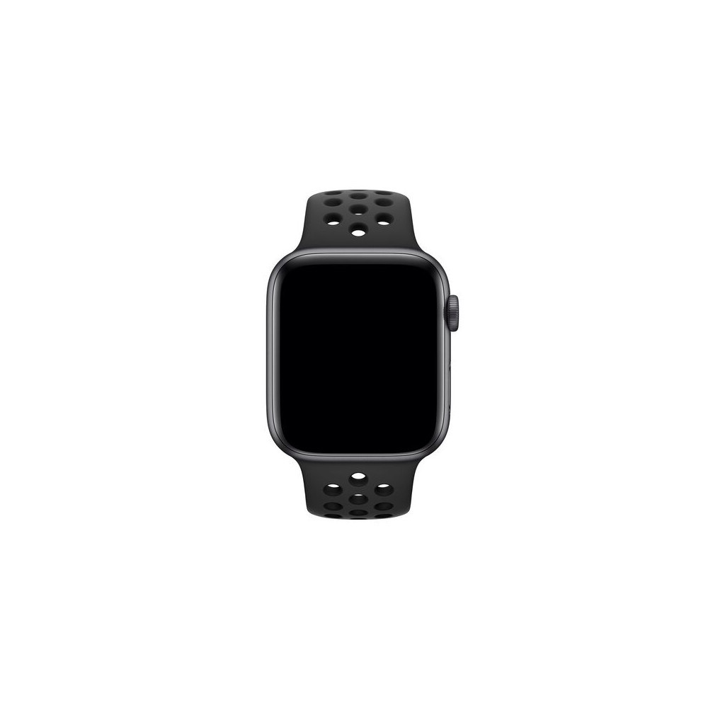 Ремінець до смарт-годинника Apple 44mm Anthracite/Black Nike Sport Band – S/M & M/L (MX8E2ZM/A) - зображення 3