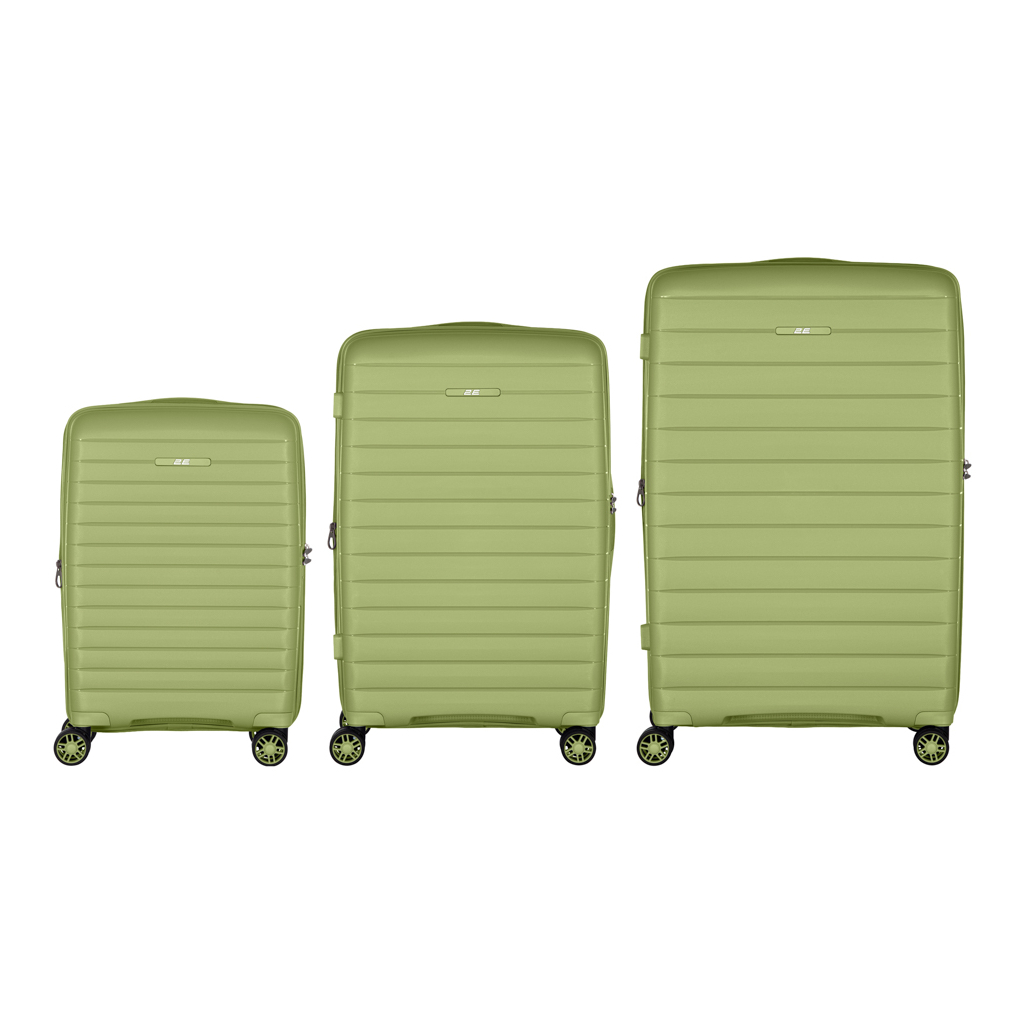 Набір валіз 2E Aero (L+M+S), оливково-зелені (2E-SPP-AERO-SET3-MG) - зображення 3