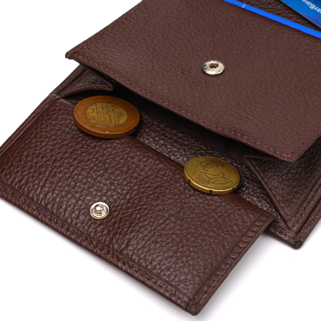 Гаманець Canpellini З натуральної шкіри Коричневий (21756) - зображення 7