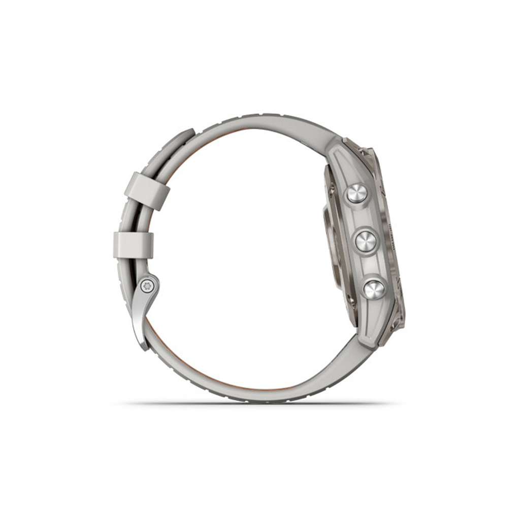 Смарт-годинник Garmin fenix 7 Pro Saph Solar, Ti w/ Fog Gry/Ember Orange Band, GPS (010-02777-21) - зображення 4