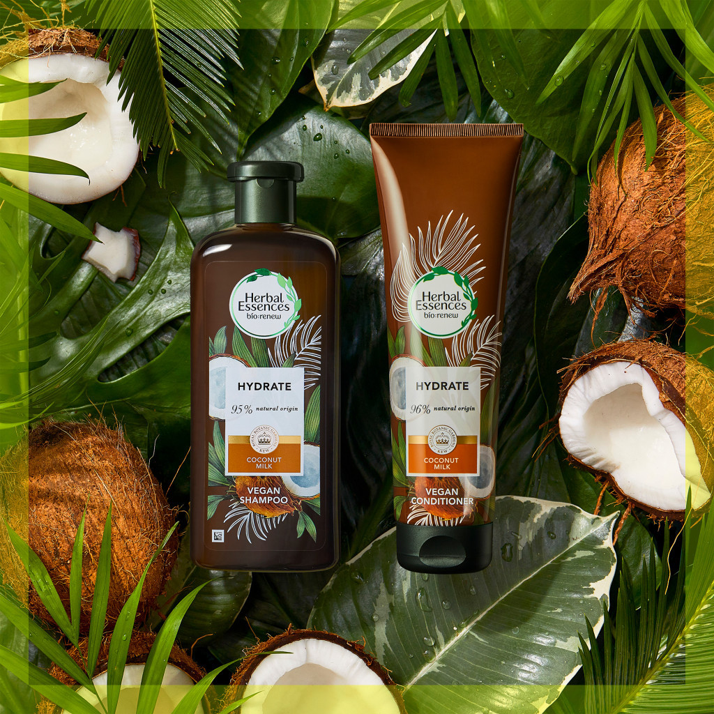 Шампунь Herbal Essences Кокосове молоко 400 мл (8006540318553) - зображення 2