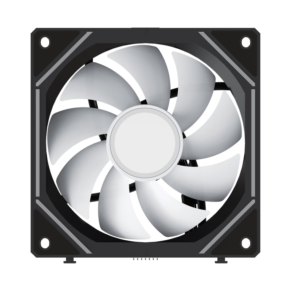 Кулер до корпусу OCYPUS GAMMA F12 UNI BK ARG (GAMMA-F12-BK3AM00U-GL) - зображення 4