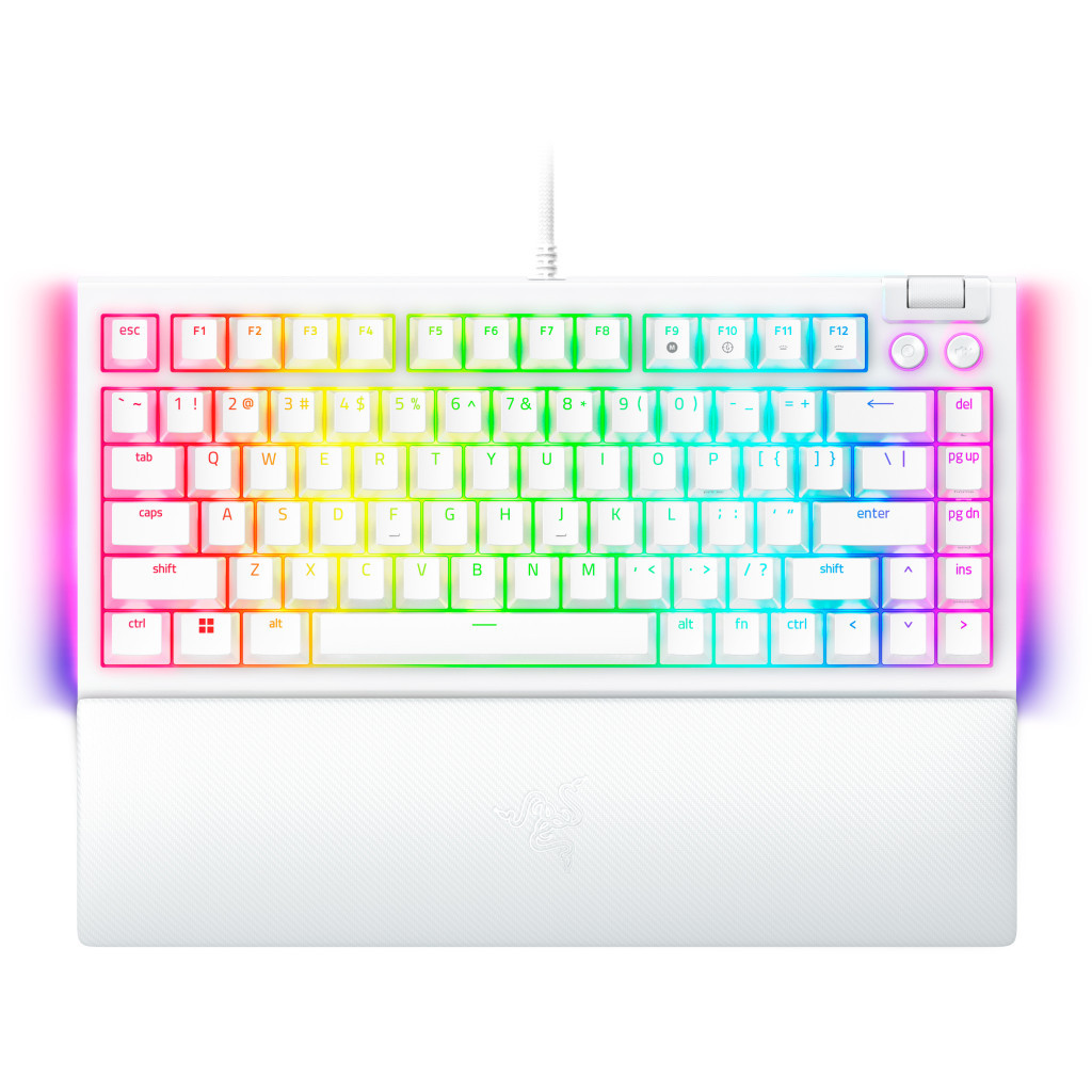 Клавіатура Razer BlackWidow V4 75 USB UA White (RZ03-05001700-R3M1) - зображення 1