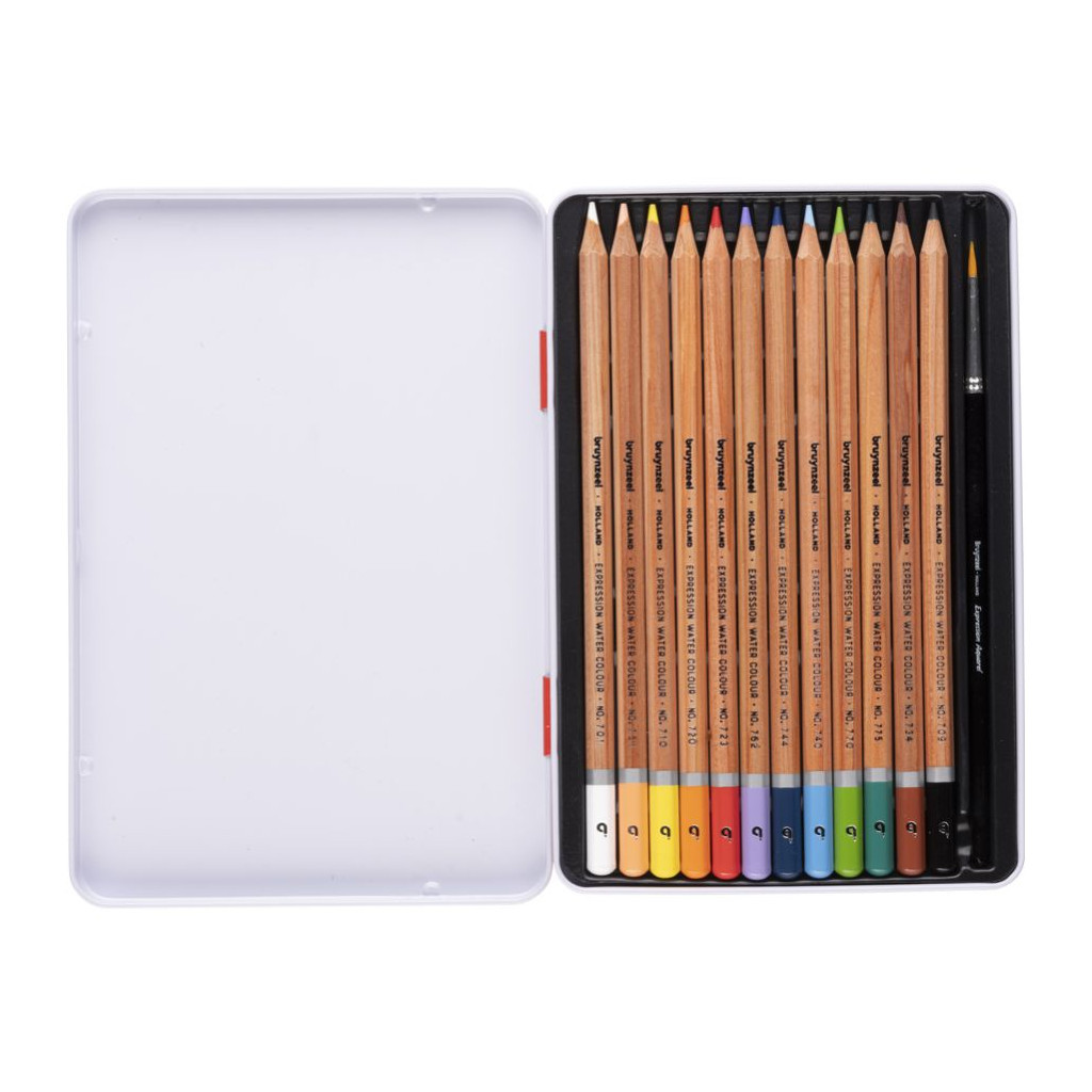 Олівці кольорові Bruynzeel EXPRESSION, акварельні 12 кольорів (8712079424961) - изображение 3