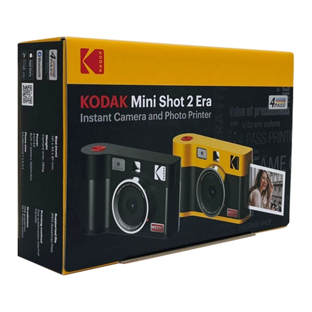 Камера миттєвого друку Kodak Mini Shot 2 Era Black (MS200) - зображення 5