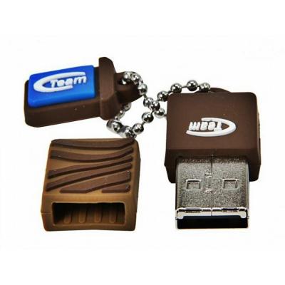 USB флеш накопичувач Team 16GB C118 Brown USB 2.0 (TC11816GN01) - зображення 2