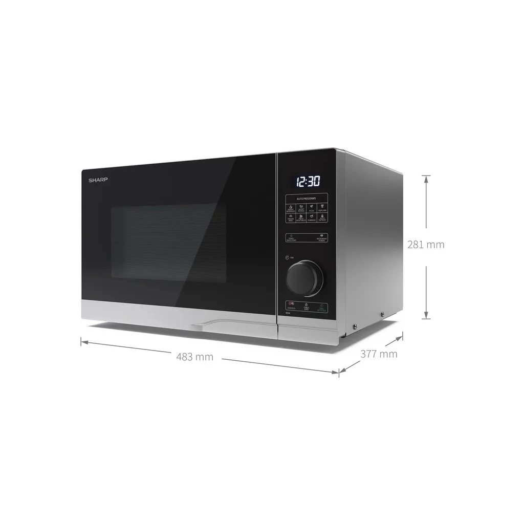 Мікрохвильова піч Sharp YC-PS234AE-S - зображення 5