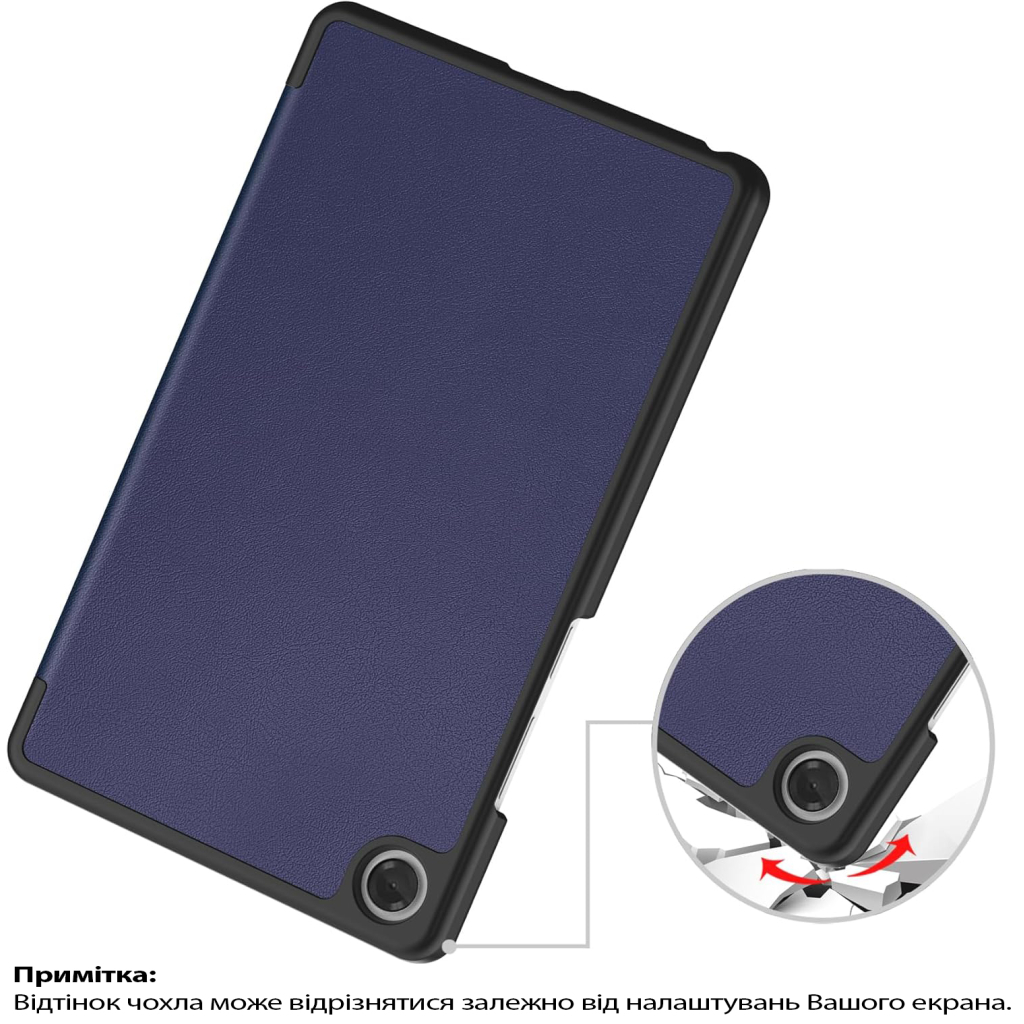 Чохол до планшета BeCover Smart Case Lenovo Tab One / Tab K9 8.7" 2025 (TB305XU/FU) Deep Blue (713745) - зображення 3