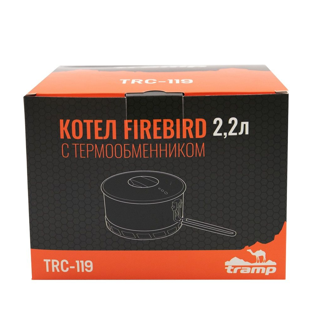 Котел туристичний Tramp анодований з теплообмінником 2,2 л (TRC-119) - зображення 5