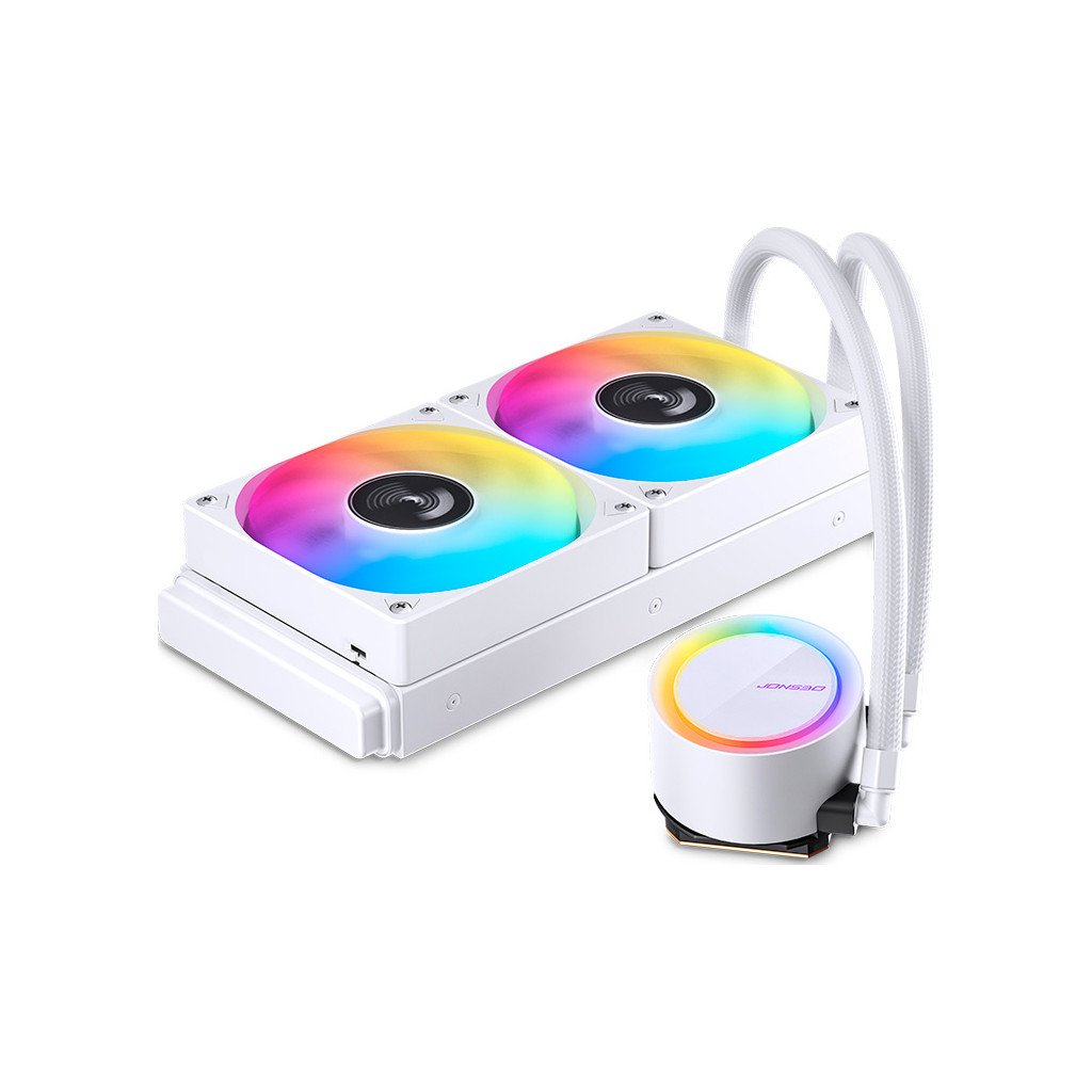 Система рідинного охолодження JONSBO TG-240 White - зображення 2