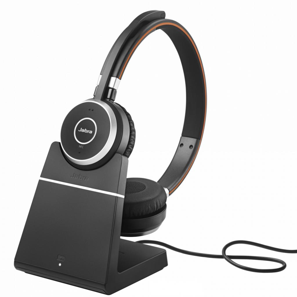 Навушники Jabra Evolve 65 MS Stereo + база (6599-823-399) - зображення 5