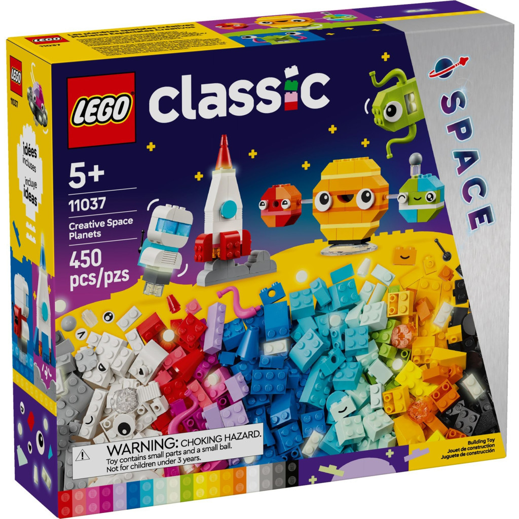 Конструктор LEGO Classic Творчі космічні обʼєкти 450 деталей (11037) - зображення 1