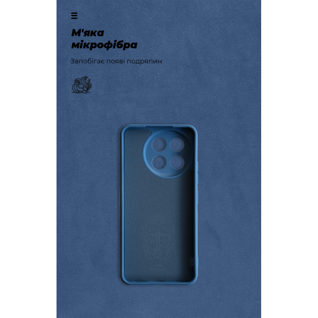 Чохол до мобільного телефона Armorstandart ICON Tecno Spark 30 Pro 4G (KL7)Dark Blue (ARM83314) - зображення 4