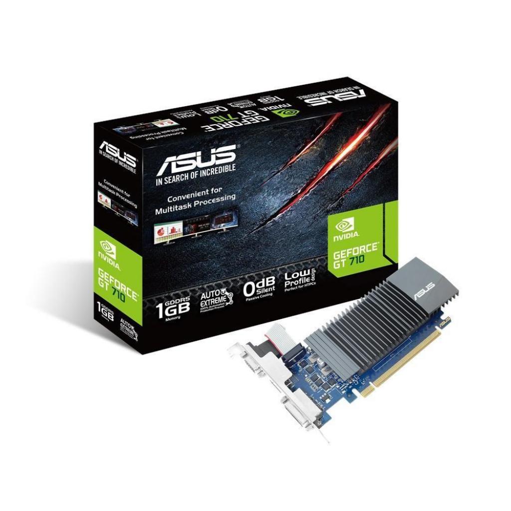 Відеокарта ASUS GeForce GT710 1024Mb Silent + BRK (GT710-SL-1GD5-BRK) - зображення 1