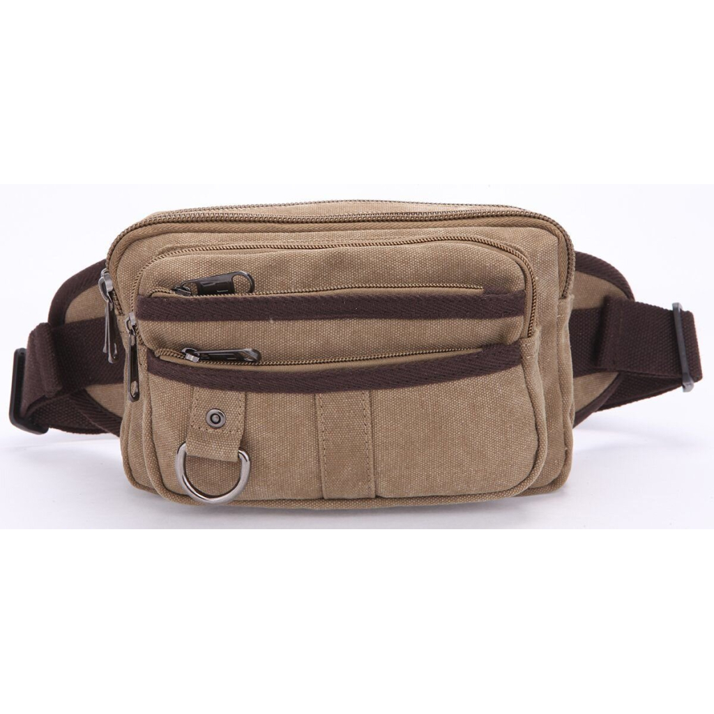 Сумка Vintage Текстильна на пояс Хакі (20081) - зображення 2