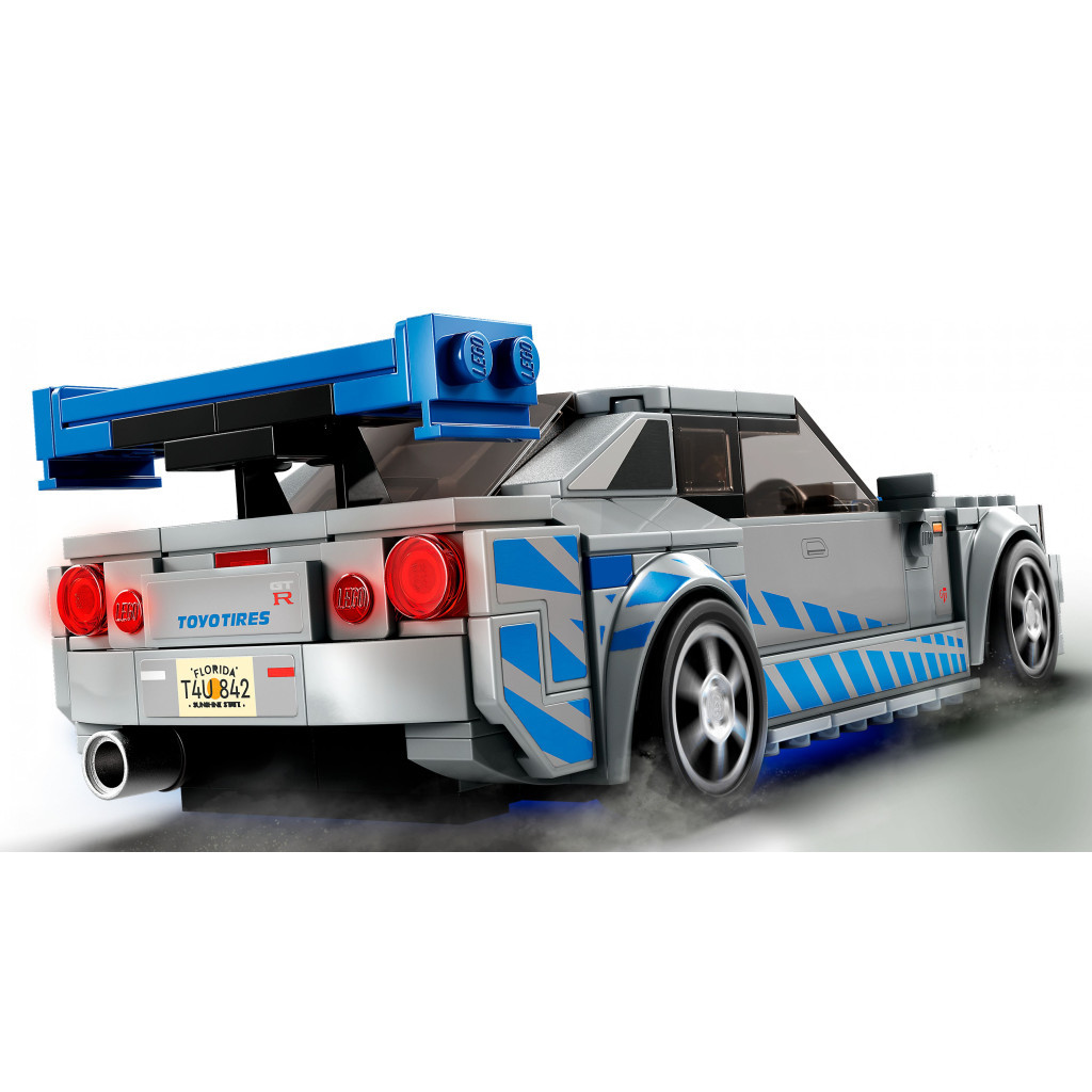 Конструктор LEGO Speed Champions «Подвійний форсаж» Nissan Skyline GT-R (R34) 319 деталей (76917) - зображення 5