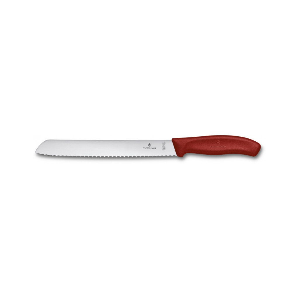 Кухонний ніж Victorinox SwissClassic Bread 21 см Serrated Red (6.8631.21B) - зображення 2