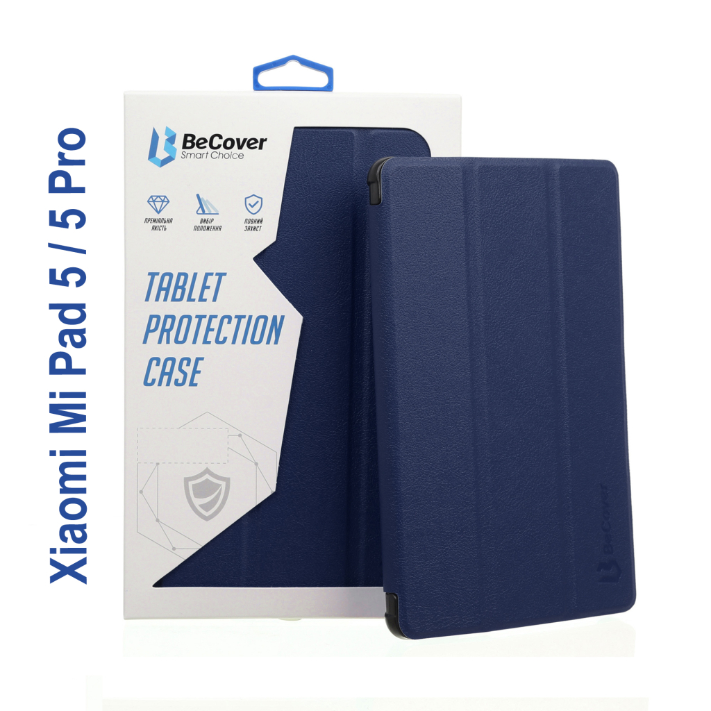 Чохол до планшета BeCover Smart Case Xiaomi Mi Pad 5 / 5 Pro Deep Blue (706704) - зображення 1
