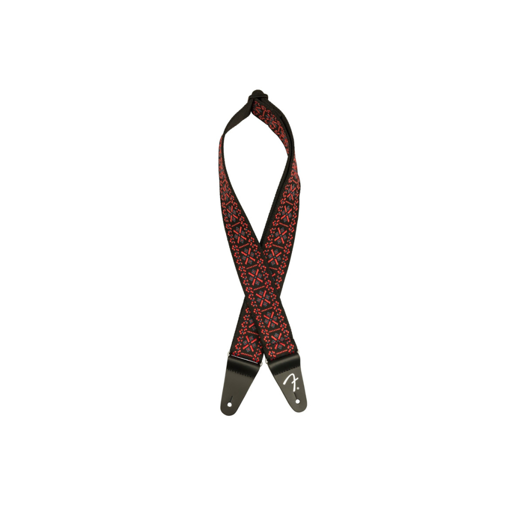 Ремінь для гітари Fender Strap 2" Pasadena Woven Lattice Red (236935) - зображення 1