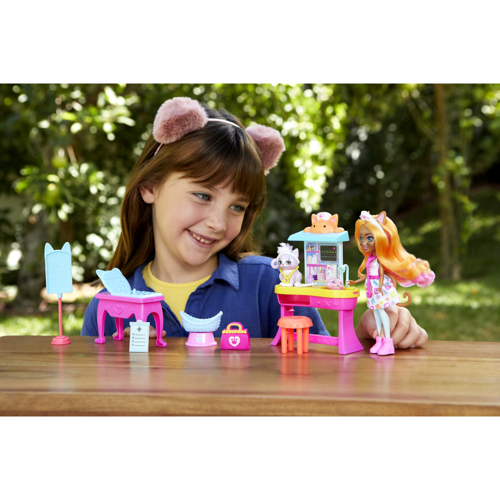 Лялька Enchantimals Медичний кабінет пані Кішечки (HLH22) - зображення 9