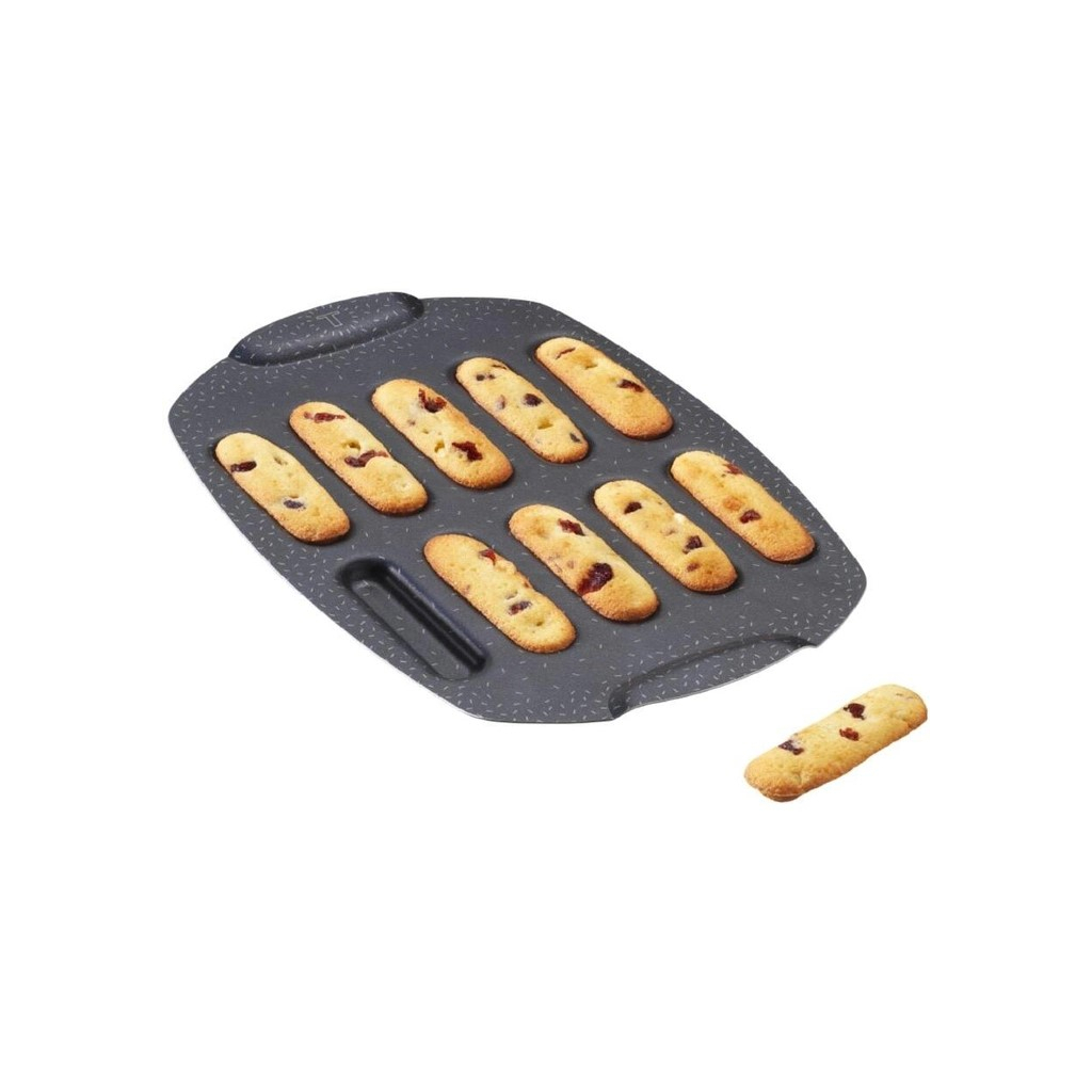 Форма для випікання Tefal PerfectBake, 10 форм, прямокутний 21х29см, алюміній, коричневий (J5734302) - зображення 4