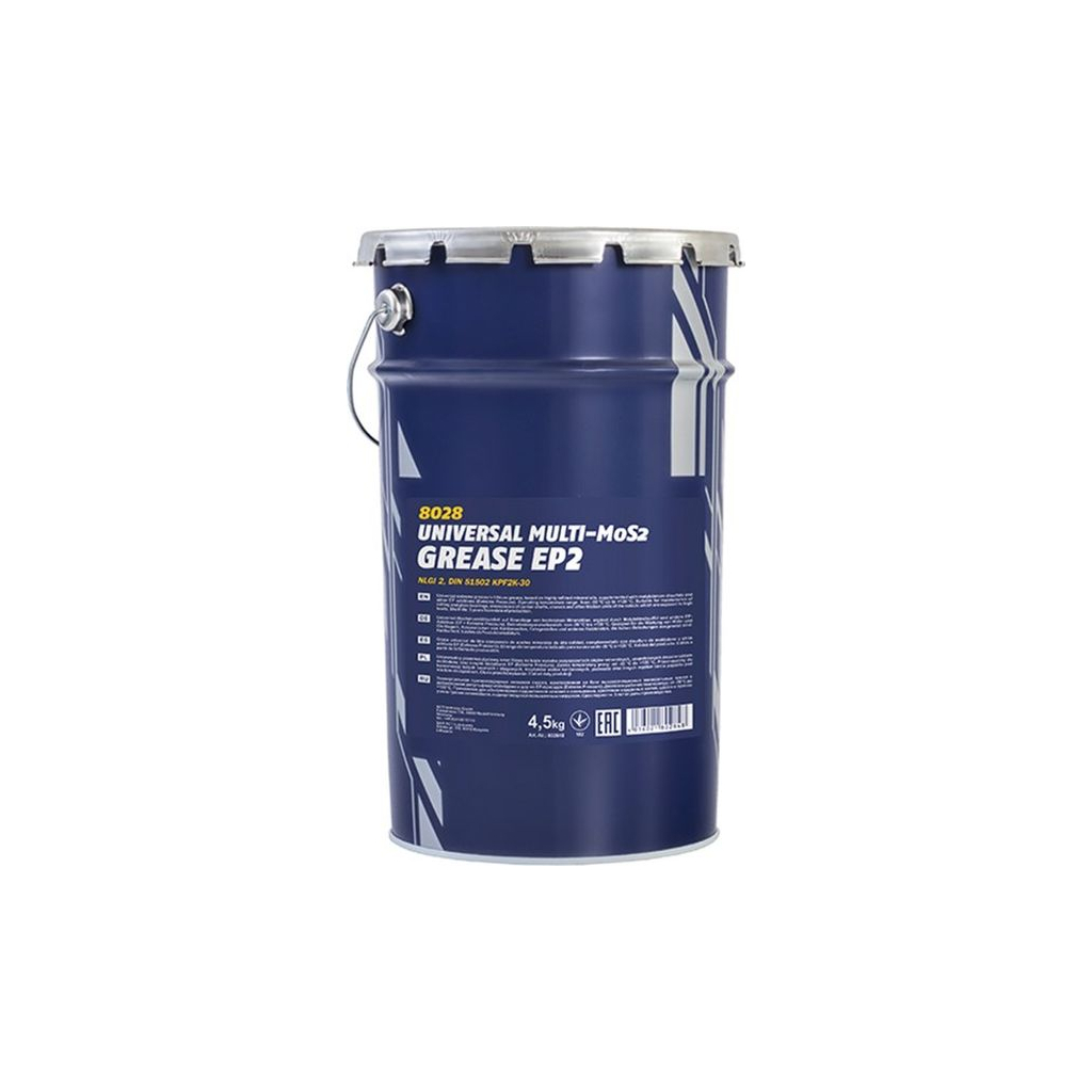 Мастило автомобільне Mannol EP-2 Multi-MoS2 (4,5kg) (8028) - зображення 1