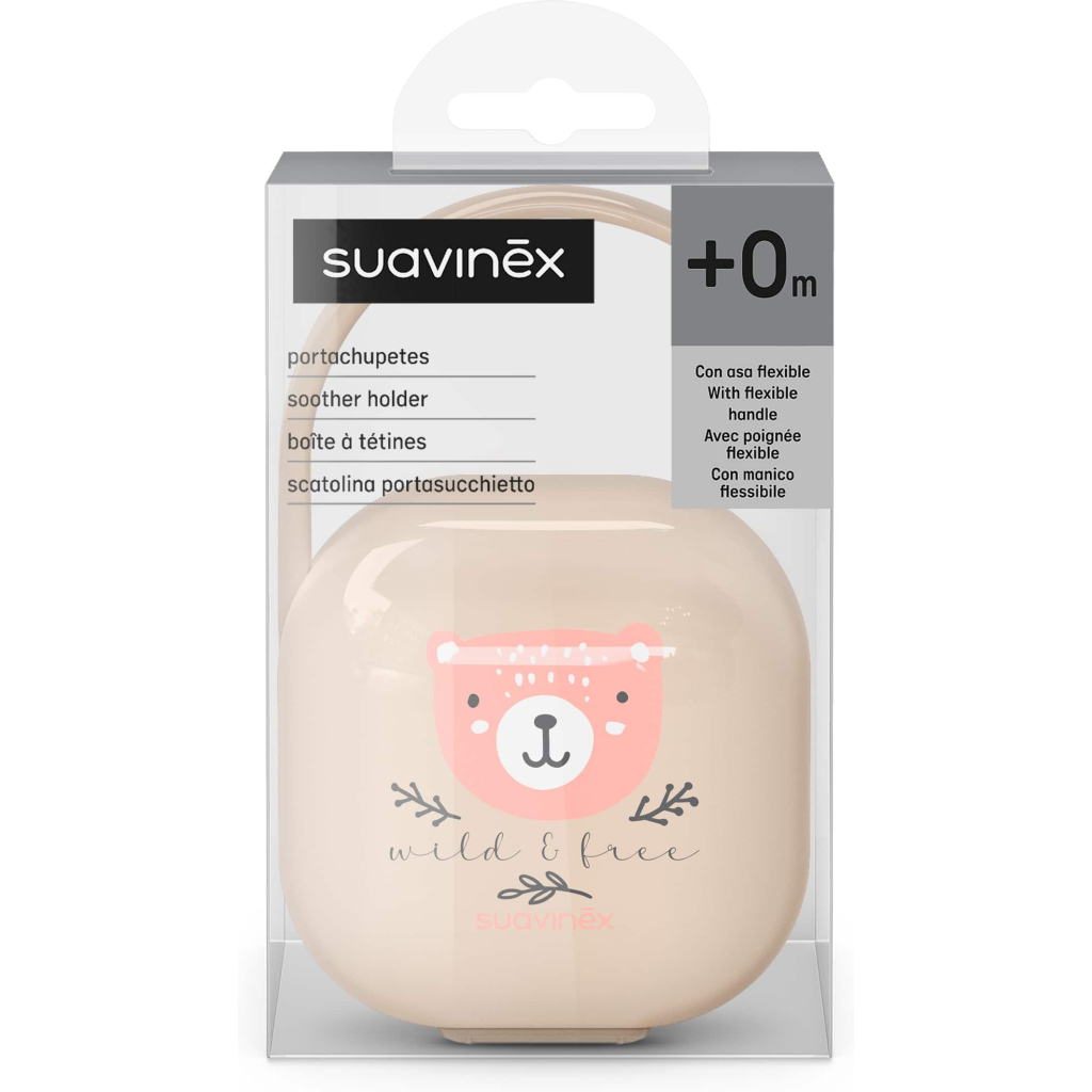 Контейнер для пустушок Suavinex Wild & Free, світло-рожевий (309137) - зображення 3